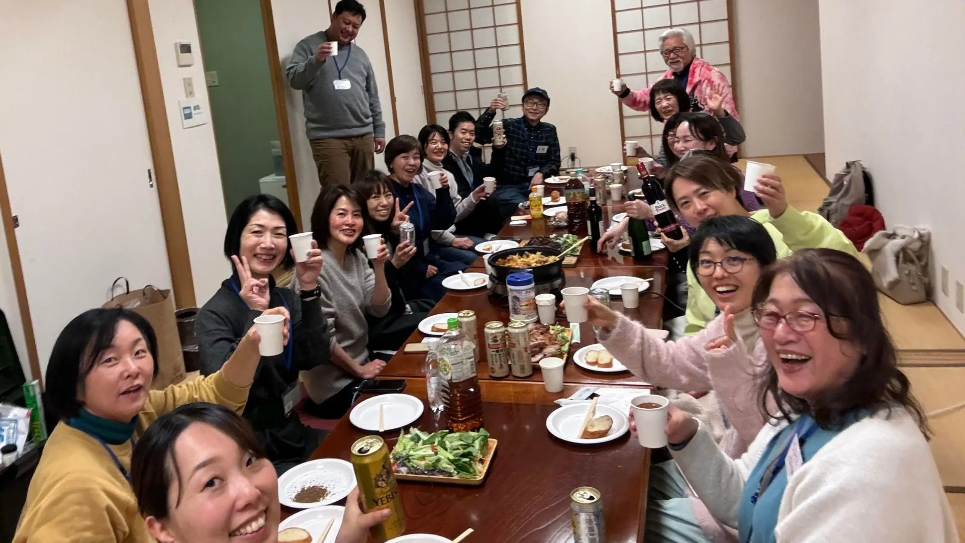 ゼロリス 懇親会の様子