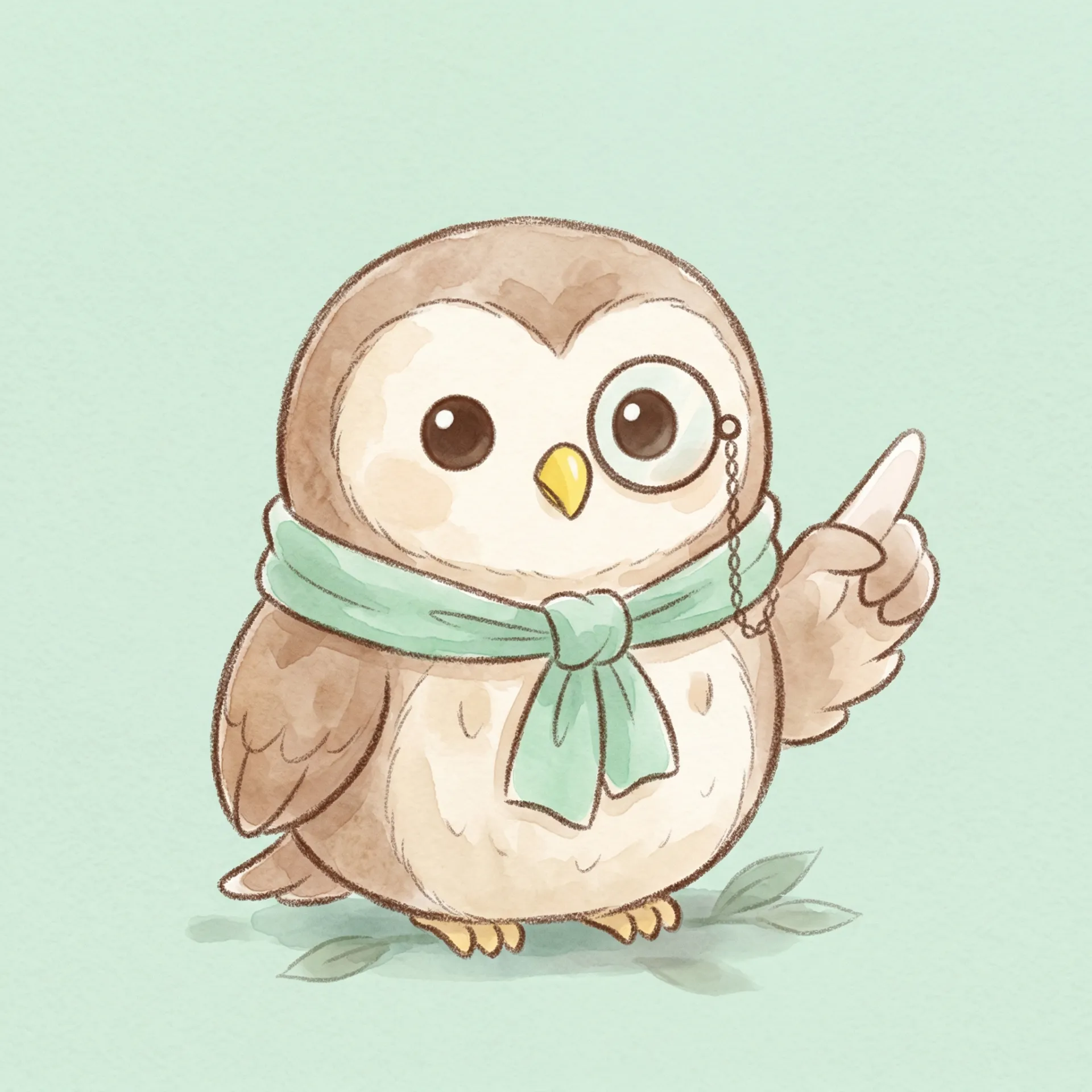フクロウキャラクター