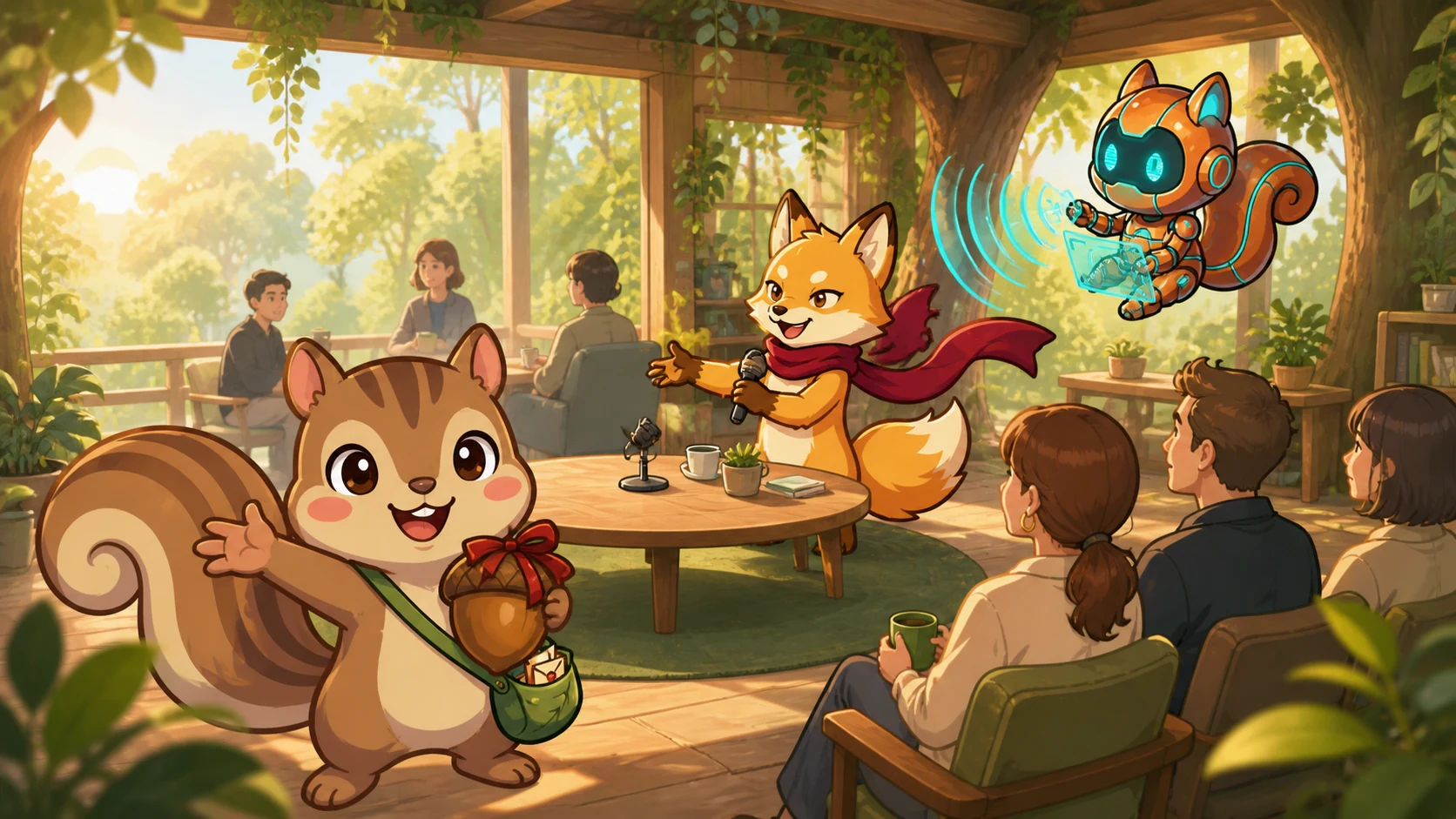 発信と対話の場で人とつながる公式キャラクターたち