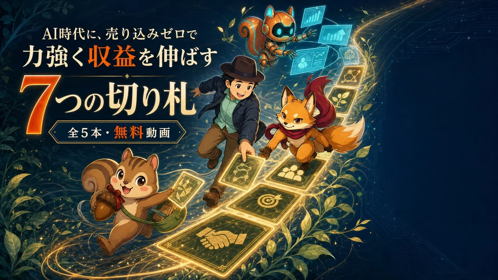 AI時代に売り込みゼロで力強く収益を伸ばす7つの切り札