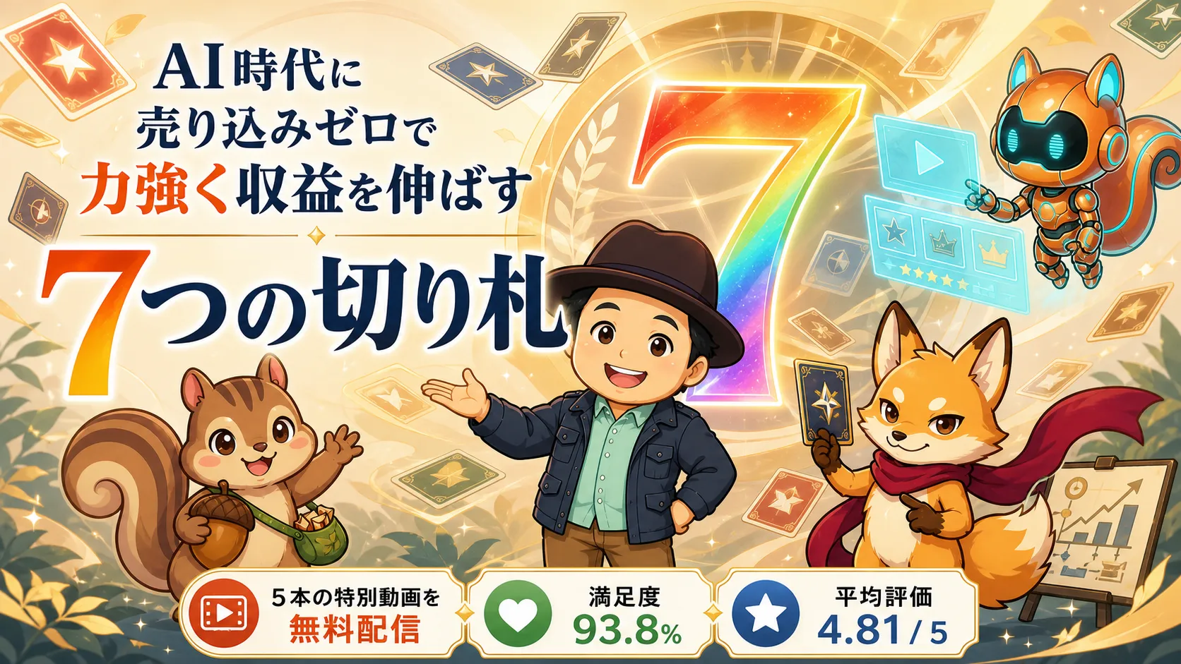 AI時代に売り込みゼロで力強く収益を伸ばす7つの切り札