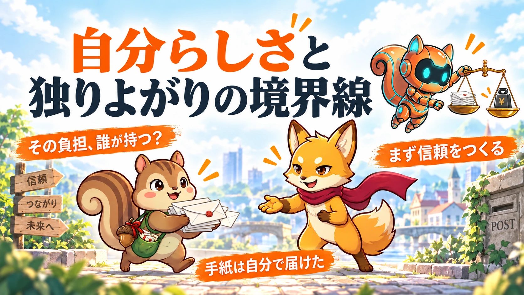 自分らしさと独りよがりの境界線